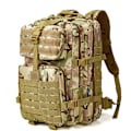 Pikkukuva 5 / 5: Wolf commander päivitetty 50L Army -fani EDC-sarja naamiointi suuri 3P laukku ulkoilu retkeilyreppu taktinen reppu CP camouflage 36-55L
