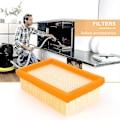 Pikkukuva 5 / 5: 3 kpl Pölynimurin Suodattimen Vaihto Karcher Litteä-laskostettu Mv4 Mv5 Mv6 Wd4 Wd5 Wd6 P Premium W