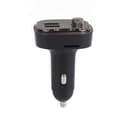 Bil Bluetooth-afspiller 2 USB-porte Oplader 7 farvede lys FM-sender til håndfri opkald Sort
