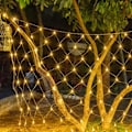 Miniatyrbillede 5 af 5: LED Net Lyskæde IP65 6mx4m 3mx2m LED Fleksibel Net Fe Lyskæde 880LED 200LED Mesh Kæde Purple