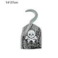 Miniatyrbillede 2 af 5: 4 Stykker Piratkroge Ikke-vævet Stof Plastikkrog Pirattilbehør Kompatibelt Med Halloween Julefest