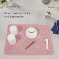 Pikkukuva 3 / 5: 2 kpl Kuivausalusta Erinomainen vedenimukyky Mikrokuitu Nopeasti kuivuva Helppo puhdistaa Tiskialtaan kuivausalustat Keittiötarvikkeet Kaesi Pink