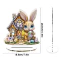 Miniatyrbild 3 av 5: Easter Decoration, Easter Visual 2D Table Decoration for Home Living Room Bedroom Festival Table Decorations Ideal Easter Gift Choice