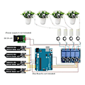 Miniatyrbild 3 av 5: Diy Automatisk Vattning Bevattning Modul Kit System Jordfuktighetssensor Pumpar