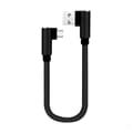 Miniatyrbilde 1 av 5: 90-graders USB til Type C albue lader vinkelplugg 25cm rask datakabel