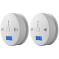 2-pack rökdetektor och kolmonoxiddetektor med LCD-display A [RONg]