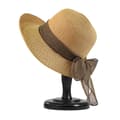 Solhat Sammenfoldelig Hat til Dame Kvinder Sommer Solhat Rullet Kant Strand Solhat [RONg] Khaki