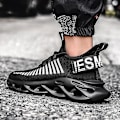 Miniatyrbild 1 av 4: Mode Casual Mesh Basket Sneakers med ihålig plattform Black 41