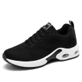 Miniatyrbild 1 av 4: Nya Plattform Sneakers Andningsbara Casual Höjdökande Damskor Black 35