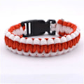 Miniatyrbild 1 av 5: Utomhusresor Camping Tunn Army Green Flätad Cobra Weave Plast Armband Red