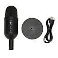 Miniatyrbild 1 av 5: MU2000 USB-mikrofon 360 graders roterbar kondensatormikrofon med DSP-ljudbehandlingssystem för PS5 PC