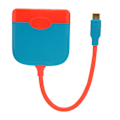 Miniatyrbild 2 av 5: Bärbar TV-dockningsstation 4K USB3.0 PD Snabbladdning 3-i-1 HD Multimedia Interface Adapter Hub Dock för Switch