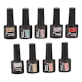 Miniatyrbild 2 av 5: 9 st Glitter Gel Nagellack Set 8ml Flerfärgade Diamantnaglar för DIY Konstdesign