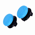 Miniatyrbild 4 av 5: 2 st Thumbstick Mjuka Silikonöverdrag Grepp Stick Joystick Controller Spelkontrollknappar för PS5 Blå