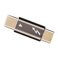 Miniatyrbild 3 av 5: Typ C Hane till Typ C Hane Adapter Aluminiumlegering 40Gbps PD Snabbladdning USB C Hane till Hane Kontakt