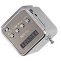 Miniatyrbild 3 av 5: Miniftalare Musikspelare Bärbar FM-radio PC Mode Support TF-kort och U-disk Silver