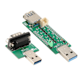 Miniatyrbild 3 av 5: SNAC-styrenhetens adapter för GENSMS-adapterset med extern USB3.0-kabel för Mister IO-kort