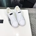 Miniatyrbild 1 av 5: Låg-top Casual, läder Sneaker (set-a) White B 38