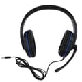 Universal Dubbelsidigt Headset med Mikrofon Spelhörlurar för PS4/Slim/Pro/ONES X/Switch