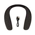 Miniatyrbild 1 av 5: Bluetooth Nackbands Högtalare Stereo Brusreducerande Handsfree Trådlös Bärbar Högtalare med Mikrofon för Sport Resor Svart
