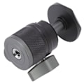 Miniatyrbild 4 av 5: Mini Kulhuvud 1/4in Skruv 360 Graders Roterbar Aluminiumlegering Blixtsko Adapter för Stativ SLR Monopod
