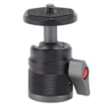 Miniatyrbild 2 av 5: Mini Kulhuvud 1/4in Skruv 360 Graders Roterbar Aluminiumlegering Blixtsko Adapter för Stativ SLR Monopod