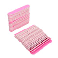 Miniatyrbild 1 av 5: 100 st Nagel Fil Dubbelsidig Buffer Sandpapper Polering Strip Manikyr Verktyg Rosa