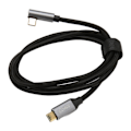 Miniatyrbild 5 av 5: USB C till 90 Graders USB C Kabel 100W USB3.1 Gen2 10Gbps 4K 60Hz Rätvinklig Typ C till Typ C Datakabel för Steam Deck 200cm / 78.7in