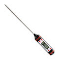 Miniatyrbild 4 av 5: Matlagningsstermometer Pennmodell Hög Noggrannhet LCD-Display Kötttermometer med Rostfri Sond Svart