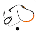 Miniatyrbild 4 av 5: Huvudburen Kondensatormikrofon Hydrofobisk Struktur Fitness Headset Mikrofon för PGA31 SM31 SM35 Gul