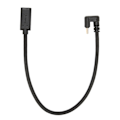 Miniatyrbild 1 av 5: USB C Förlängningskabel 0.3m/0.98ft 10Gbps Guldpläterad Rätvinklig USB 3.1 Hane till Hona Förlängningssladd för Mi 4C