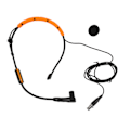 Miniatyrbild 1 av 5: Huvudburen Kondensatormikrofon Hydrofobisk Struktur Fitness Headset Mikrofon för PGA31 SM31 SM35 Gul