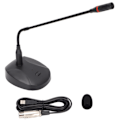 Miniatyrbild 1 av 5: Svanhalsmikrofon Svart USB-driven Mikrofon för Konferenssändning Inspelning Datorspel