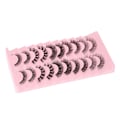 Miniatyrbild 4 av 5: 10 st Konstgjorda Ögonfransar Set Handgjorda DD Curl Tjocklek Multilayer Fake för Dam