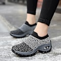 Miniatyrbild 3 av 4: Casual- Chunky Knitted Platform, Walking Sneakers Set-e khaki 42