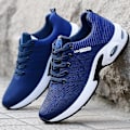 Miniatyrbild 1 av 5: Fashion Summer Air Mesh andningsbara Wedges Sneakers Blue 8