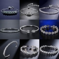 Miniatyrbild 4 av 5: 925 Sterling Silver Tennis Armband Dam Armband S5650-19CM-5MM