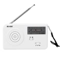 Miniatyrbild 2 av 5: RD?638T Bärbar Solcellsdriven Handvev AM FM Radio Nödläge med LED-ficklampa