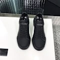 Miniatyrbild 1 av 5: Låg-top Casual, läder Sneaker (set-a) Black B 38