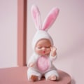 Miniatyrbild 3 av 4: 11 X 5 cm Mjuk reborn kroppad baby Flexibel struktur Flerfärgad Ideal pedagogisk present
