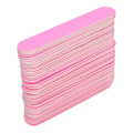 Miniatyrbild 5 av 5: 100 st Nagel Fil Dubbelsidig Buffer Sandpapper Polering Strip Manikyr Verktyg Rosa