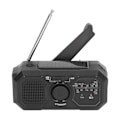 Miniatyrbild 4 av 5: Solcellsdriven vevradio NOAA Bärbar Multifunktionell Vevradio för Nödväder utomhus