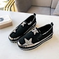 Miniatyrbild 2 av 5: Kvinna Casual Platt Mjuk, Walking Skor Sneaker kaqi 36