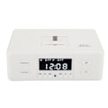 Miniatyrbild 3 av 5: D9 3 i 1 Väckarklocka USB-Laddning Uppspelning FM Stereo Radio Bluetooth Högtalare 110-240V Vit EU