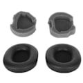 Miniatyrbild 4 av 5: Hörlurskuddar Proteinläder Ljudisolering Memory Foam Svamp Öronkuddar för WH 1000XM5 Trådlöst Headset Svart