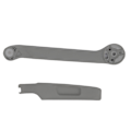 Miniatyrbild 1 av 5: Drone Arm-skal för Mavic Air2s Perfekt Passform Ersättnings-Drone Arm-hölje Reparationsdelar Tillbehör Höger Framarm