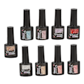 Miniatyrbild 3 av 5: 9 st Glitter Gel Nagellack Set 8ml Flerfärgade Diamantnaglar för DIY Konstdesign