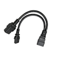 Miniatyrbild 2 av 5: IEC320 C19 IEC320 C13 till IEC320 C20 Strömkabel Professionell Standard Y-splitterkabel för Dator HDTV Monitor