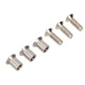 Miniatyrbild 3 av 5: 3-pack Trident Skruvsats Universal 10,5 tum x 1/4 tum NAB Nav Spolskruvsats för 3M för RMGI för TEAC för Ampex