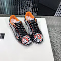 Miniatyrbild 1 av 5: Låg-top Casual, läder Sneaker (set-a) Black Yellow 43